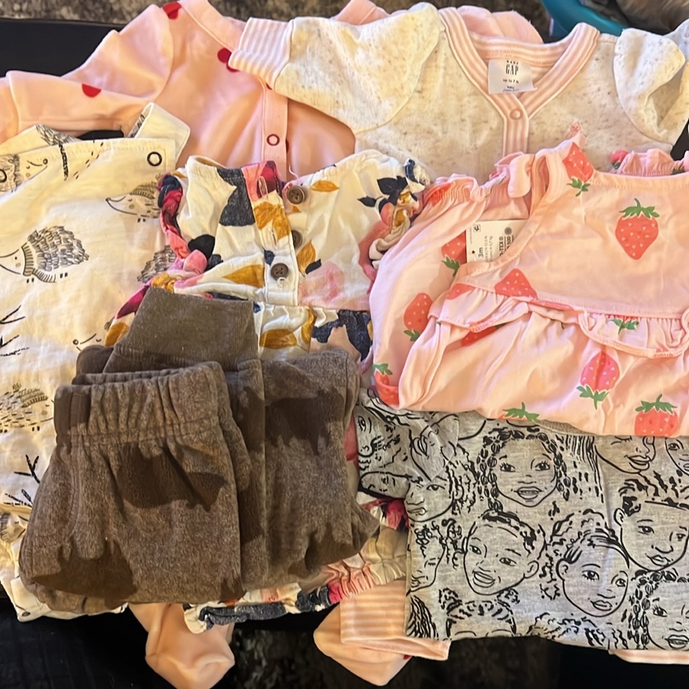 Lot of Baby Clothes - Size 0-3mos